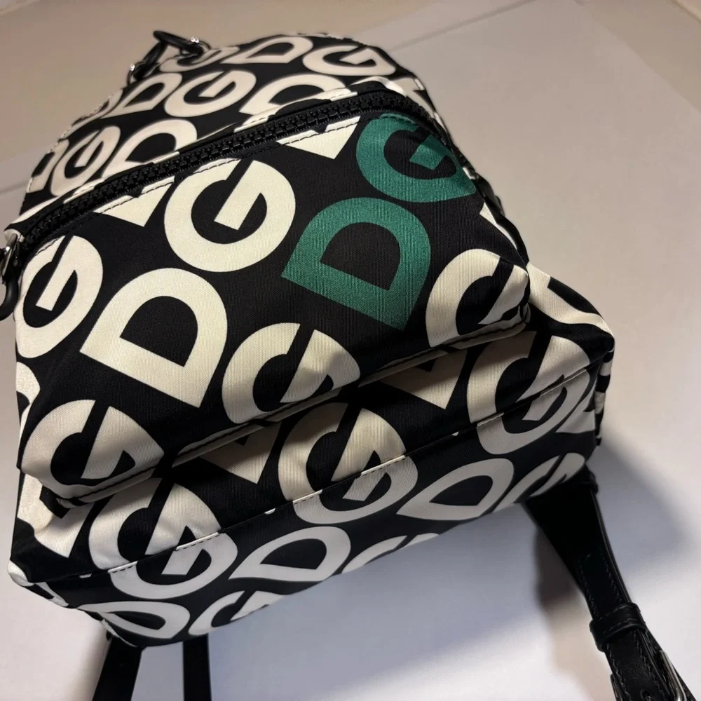 DOLCE & GABBANA Backpack MONOGRAM NYLON - LEATHER BACKPACK NWT $1883 - Picture 12 of 16